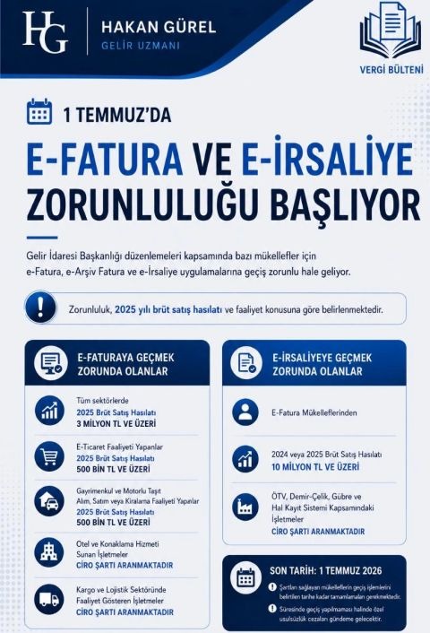 1 Temmuz Geliyor. e-dönüşüm başvurunuzu yaptınız mı?